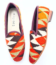 Load image into Gallery viewer, Isobel Women's Kilim Slippers size 38 (US size 8)
