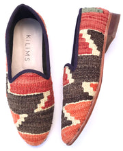 Load image into Gallery viewer, Men's Kilim Slippers size 42 (US size 9)