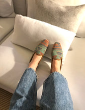 Load image into Gallery viewer, Isobel Women's Kilim Slippers size 38 (US size 8)