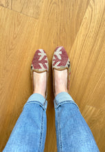 Load image into Gallery viewer, Cora Women's Kilim Slippers size 41 (US size 11)