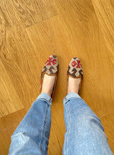 Load image into Gallery viewer, Cora Women's Kilim Slippers size 41 (US size 11)