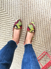 Load image into Gallery viewer, Cora Women's Kilim Slippers size 39 (US size 9)