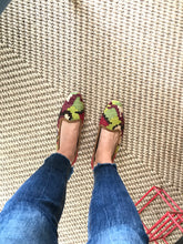 Load image into Gallery viewer, Cora Women's Kilim Slippers size 39 (US size 9)