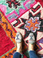 Load image into Gallery viewer, Isobel Women's Kilim Slippers size 38 (US size 8)
