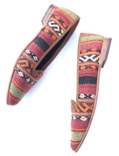 Load image into Gallery viewer, womens textile flats red