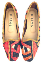Load image into Gallery viewer, red woven flats
