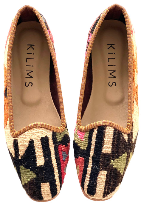 Kilim loafers women