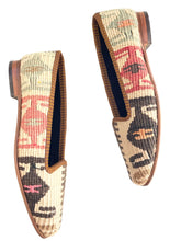 Load image into Gallery viewer, beige kilim loafers