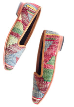 Load image into Gallery viewer, fancy blue flats for women slight heel