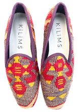 Load image into Gallery viewer, brown women woven flats
