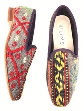 Load image into Gallery viewer, Women&#39;s Kilim Slippers size 38 (US size 8)