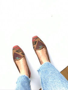 kilim slippers