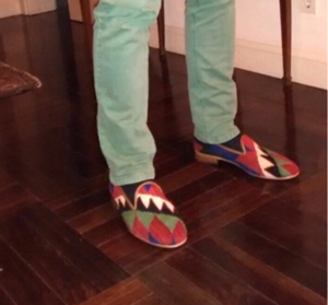 Men's Kilim Slippers size 42 (US size 9)